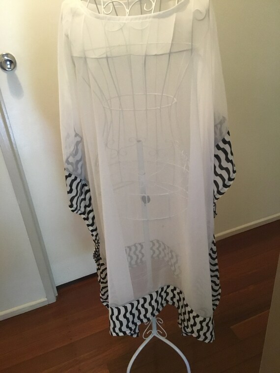 white plus size kaftan