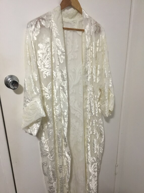 plus size white duster jacket