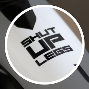 HOU BENEN DICHT! Jens Voight Motivational Bike Top Tube of Stem Sticker (199)