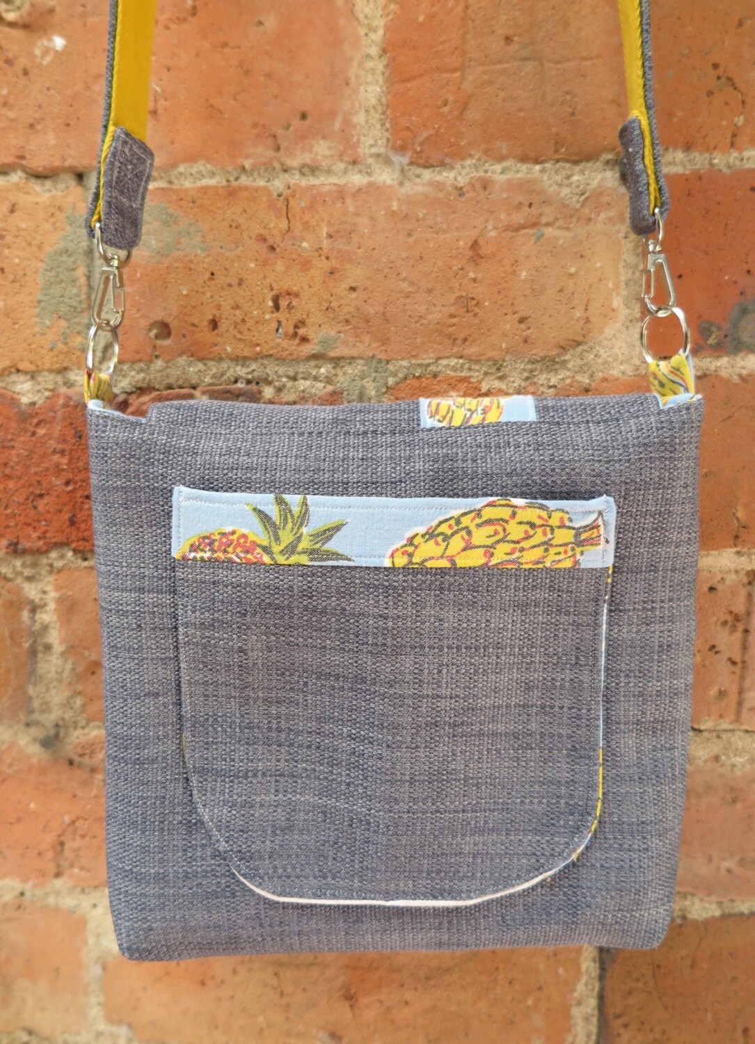 Shoulder Bag, Handbag, Messenger Bag, Fabric Bag, Handmade Bag