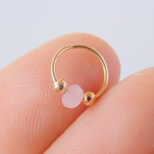 Tiny Hoop Nose Ring cartilag Septum Nose Ring Gold Filled Nose Ring Nose Piercing Ring Nose Ring Helix Hoop Hoop image 3