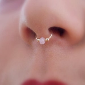 Tiny Hoop Nose Ring cartilag Septum Nose Ring Gold Filled Nose Ring Nose Piercing Ring Nose Ring Helix Hoop Hoop image 2