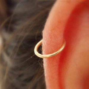 Helix Earring - Septum helix - plain Septum Rings - Ring - Septum Ring - Septum Piercing - Cartilage Hoop -helix hoop helix piercing