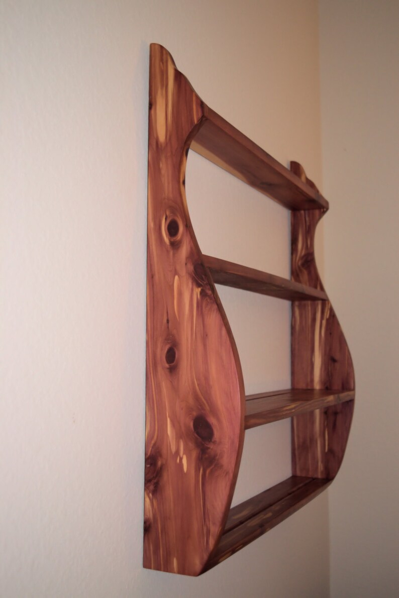 Wall Shelf with plate groove Etsy