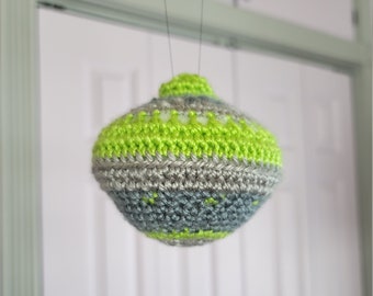 PATTERN/Crazy Cute UFO Crochet Amugurimi Pattern/UFO Crochet Pattern/ufo Amugurimi Pattern/Crochet Flying Saucer Pattern/ufo Ornament