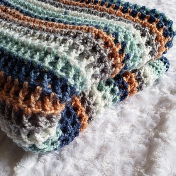 PATTERN/Puppy Dog Tails Baby Blanket Pattern/Easy Baby Blanket Pattern/Crochet Blanket Pattern/Crochet Baby Blanket Pattern/Crochet Pattern