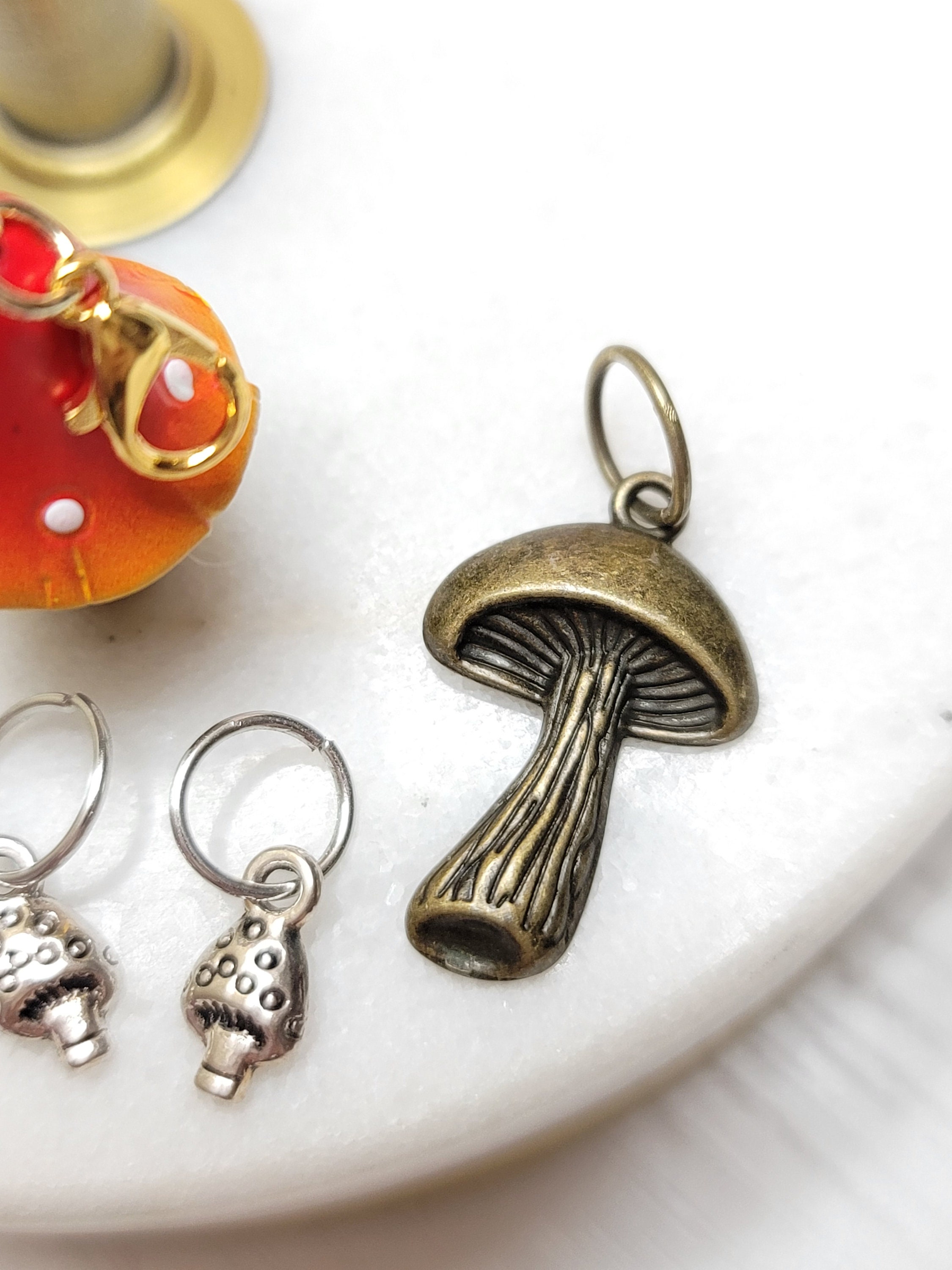 STITCH Markers/every Kind of Mushroom Stitch Markers/mushroom Etsy