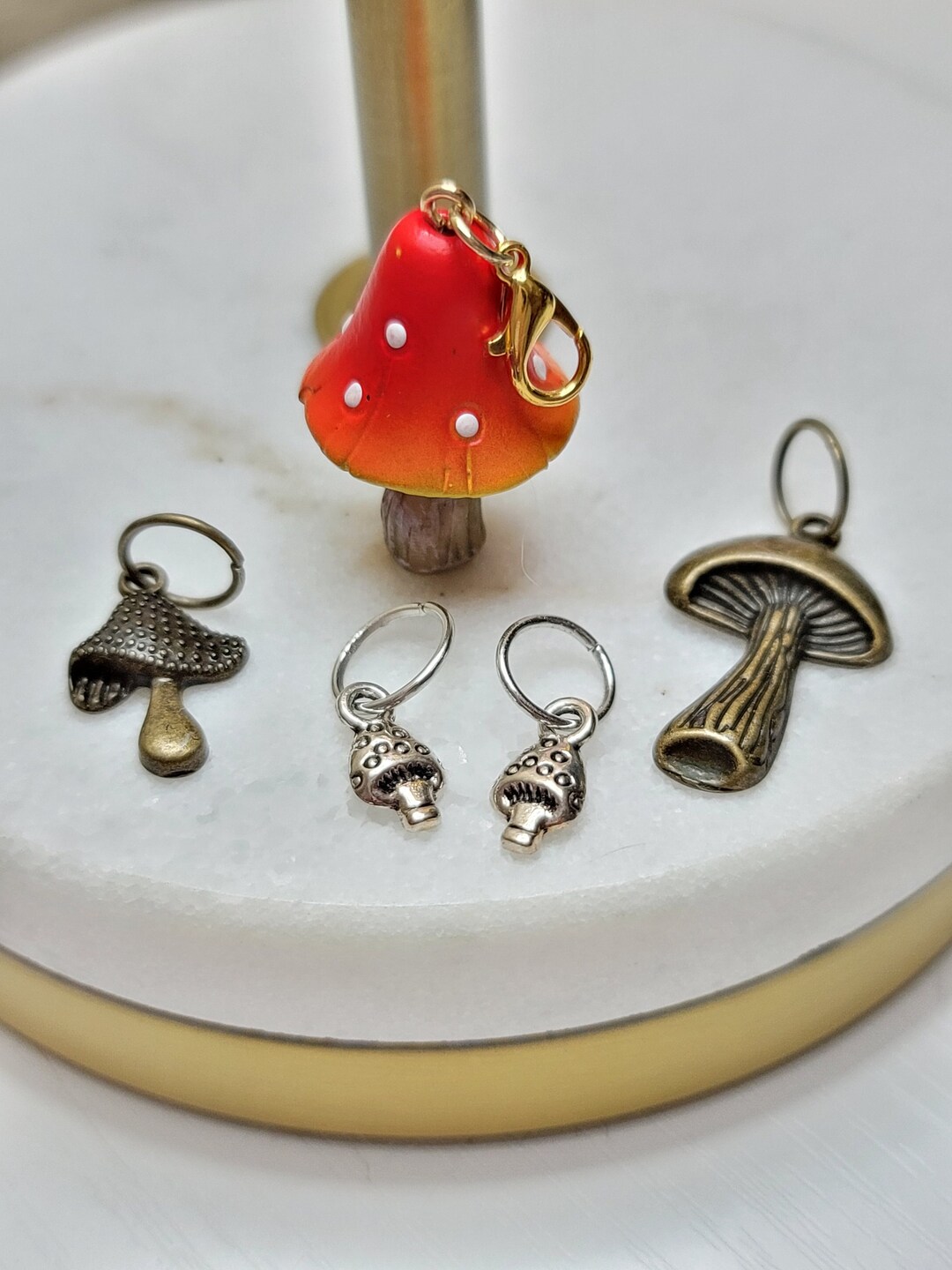 STITCH Markers/every Kind of Mushroom Stitch Markers/mushroom Etsy