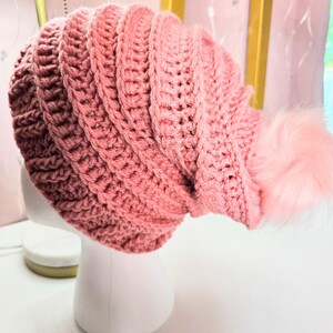 PATTERN/Benson Slouchy Hat Pattern/Crochet Hat Pattern/Crochet Beanie Pattern/Crochet Pattern/Easy Crochet Hat Pattern/One Skein Crochet