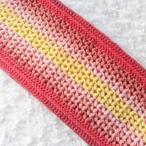 PATTERN/Crochet Infinity Scarf Pattern/Crochet Scarf Pattern/Infinity Scarf Pattern/Scarf Pattern/Peachy Keen Infinity Scarf Pattern