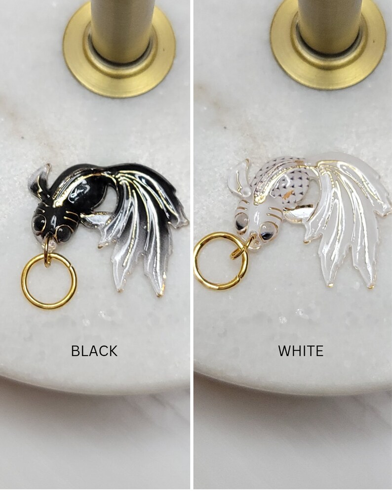 STITCH Markers/koi Pond Stitch Markers/colorful Fish Stitch Etsy