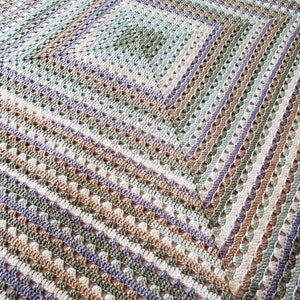 PATTERN/Crochet Afghan Pattern/Crochet Blanket Pattern/Crochet Afghan/Crochet Baby Blanket/Not Your Grandma&#39;s Granny Stitch Throw/Blanket