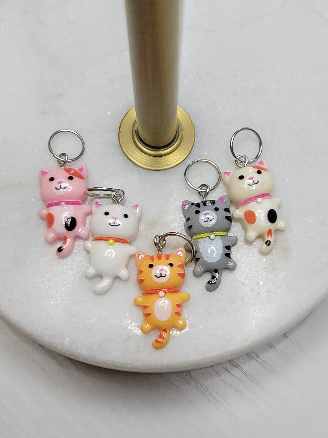 STITCH Markers/kitty Jam Stitch Markers/cat Stitch Markers/kitty Cat