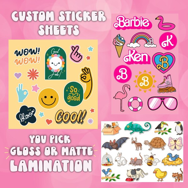 Custom Stickers Etsy