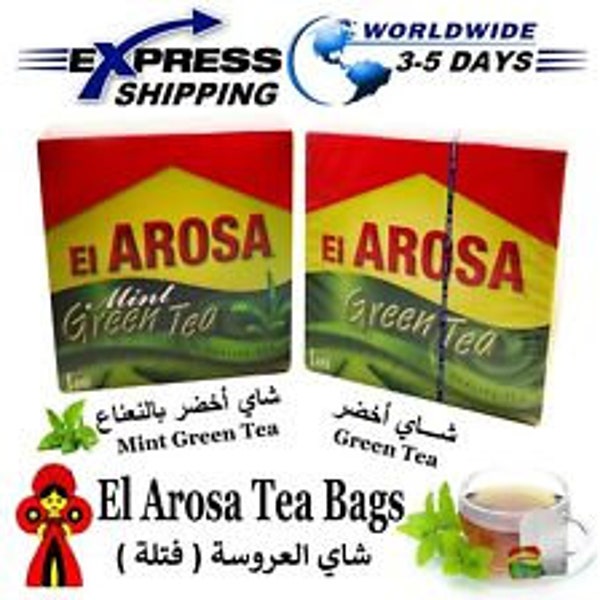 Egyptian "Natural Herbal Al Arousa Green Tea With Mint Soap Strong Rich Organic Natural "Directly to you from the land of PHARAOHS EGYPT!!!