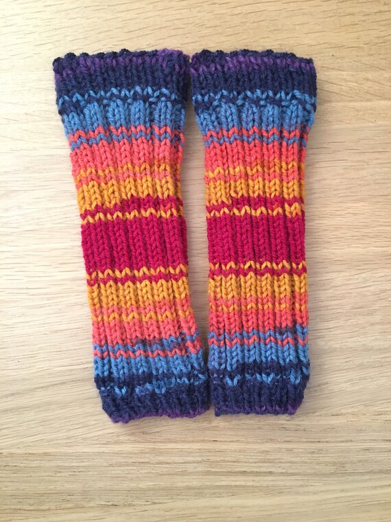 Unisex baby legwarmers knitted baby boy leg warmers multi Etsy