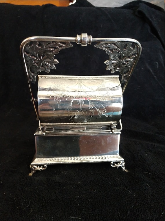 Antique Wilson flip top jewelry box rare and amaz… - image 7