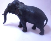 Japanese Antique, antique bronze, carved elephant, Meiji bronze, Meiji animal bronze, antique sculpture, old pawn, free shipping