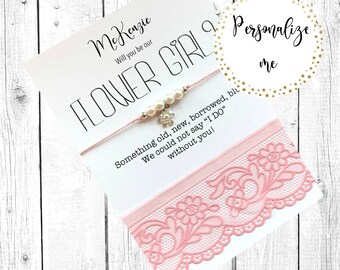 flower girl invitation ideas