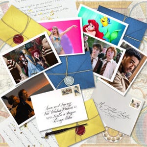 Carta de consuelo personalizada sellada con cera, carta de un personaje ficticio, carta de amor de un ídolo, película, TV, libros, juegos, dibujos animados, fandom.