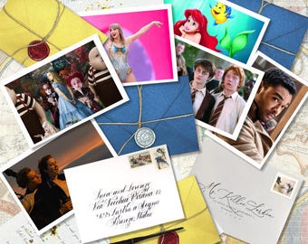 Wax Sealed Personalized Comfort Character Letter, Letter from fictional person, Love letter from Idol Movie, TV, Books, Games Cartoon Fandom