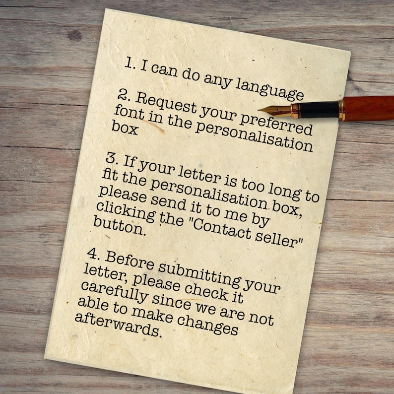 Carta de amor personalizada con poema, sellada con cera e impresa en papel pergamino. Regalo ideal para el Día de San Valentín, aniversario o como regalo de votos matrimoniales. imagen 11