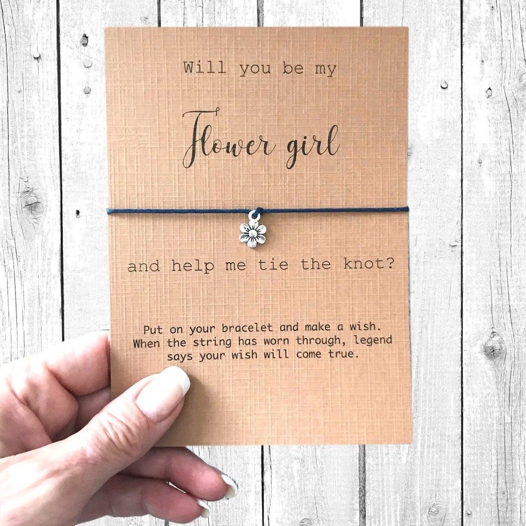 Flower Girl Proposal, Gift for Flower Girl, Will You Be My Flower Girl