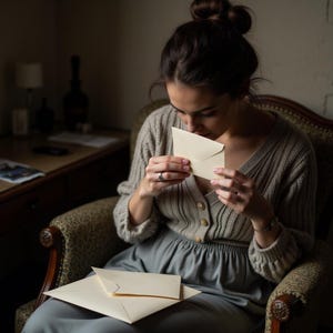 Carta de amor personalizada con poema, sellada con cera e impresa en papel pergamino. Regalo ideal para el Día de San Valentín, aniversario o como regalo de votos matrimoniales. imagen 3