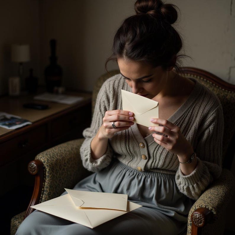 Carta de amor personalizada con poema, sellada con cera e impresa en papel pergamino. Regalo ideal para el Día de San Valentín, aniversario o como regalo de votos matrimoniales. imagen 3