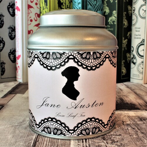 Jane Austen Tea Caddy Gift - Bookish Gift