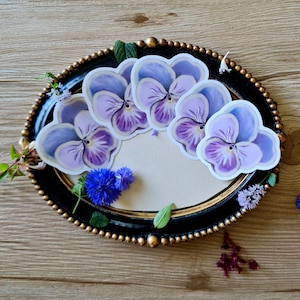 Sticker : Pensée Mauve