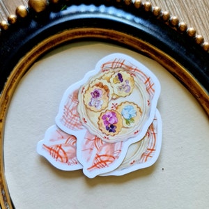 Sticker : Biscuits aux fleurs