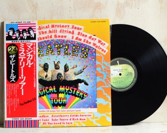 The Beatles Magical Mystery Tour LP with Obi Insert eas-80569 Japan ver Vintage vinyl record