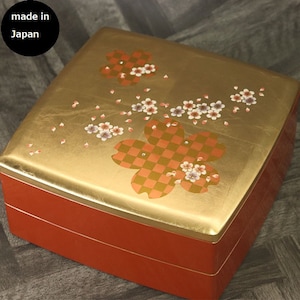 Beautiful Food Box &#39;JUBAKO&#39; Japanese traditional pattern Japanese  food container be-302