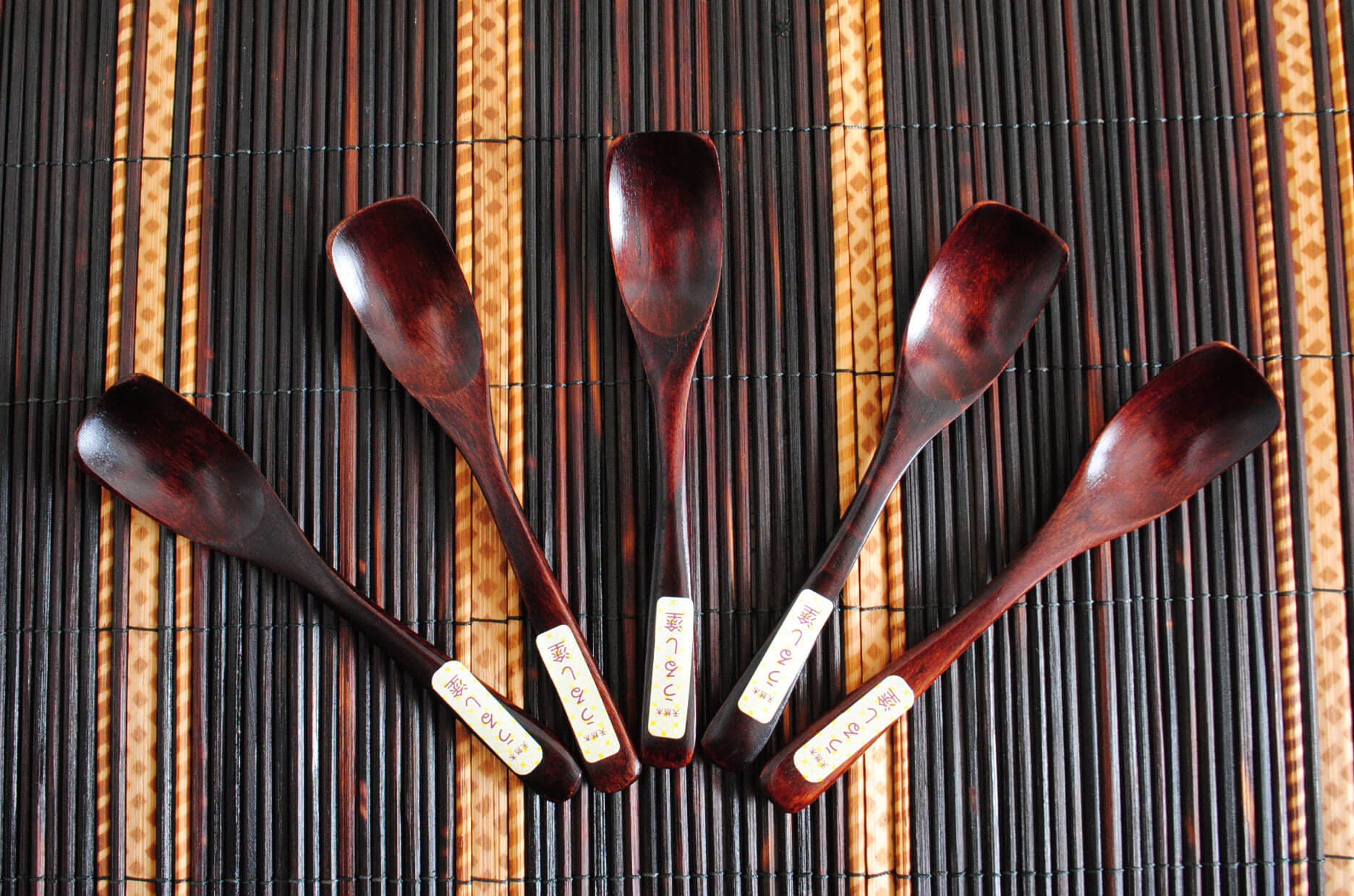 Japanese Lacquer Wooden Spoon 5.3