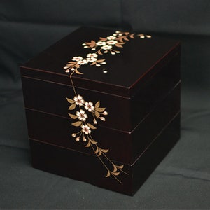 Beautiful Food Box &#39;JUBAKO&#39; Japanese  food container _k-2040t