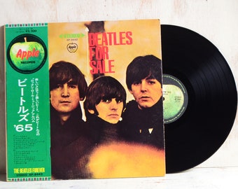 The Beatles For Sale '65 LP Gatefold with Obi Insert ap-8442 Japan ver Vintage vinyl record