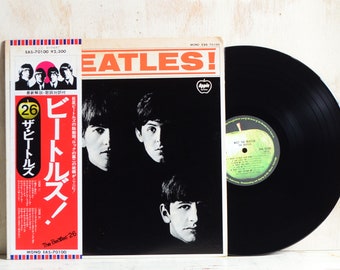 The Beatles Meet the Beatles LP Mono Obi Insert eas-70100 Japan ver Vintage vinyl record