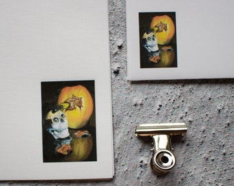 Conjunto de papelaria de papel para escrever cartas de Halloween projetado por CottageRts