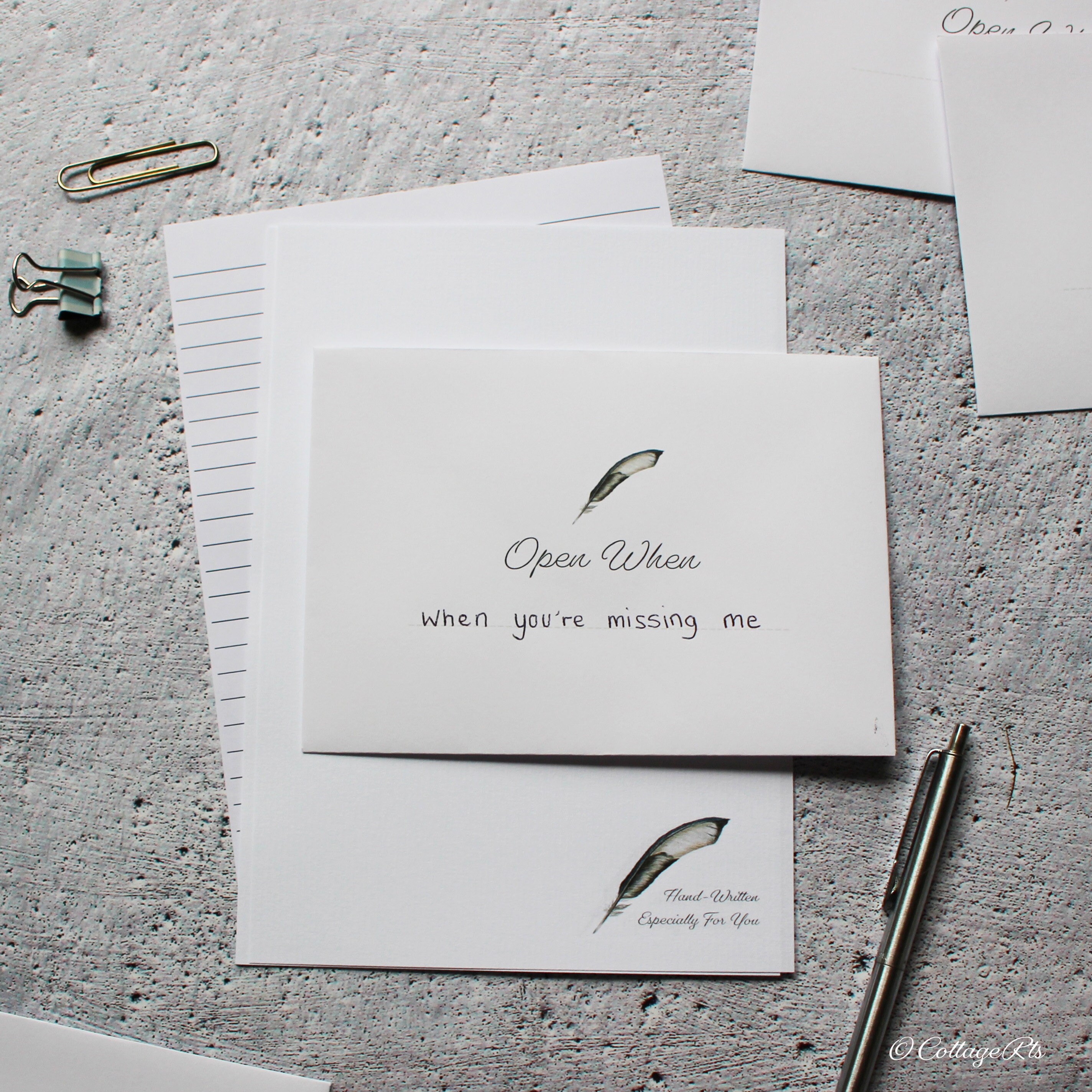 Open This When Letter Writing Kit – Paper Luxe