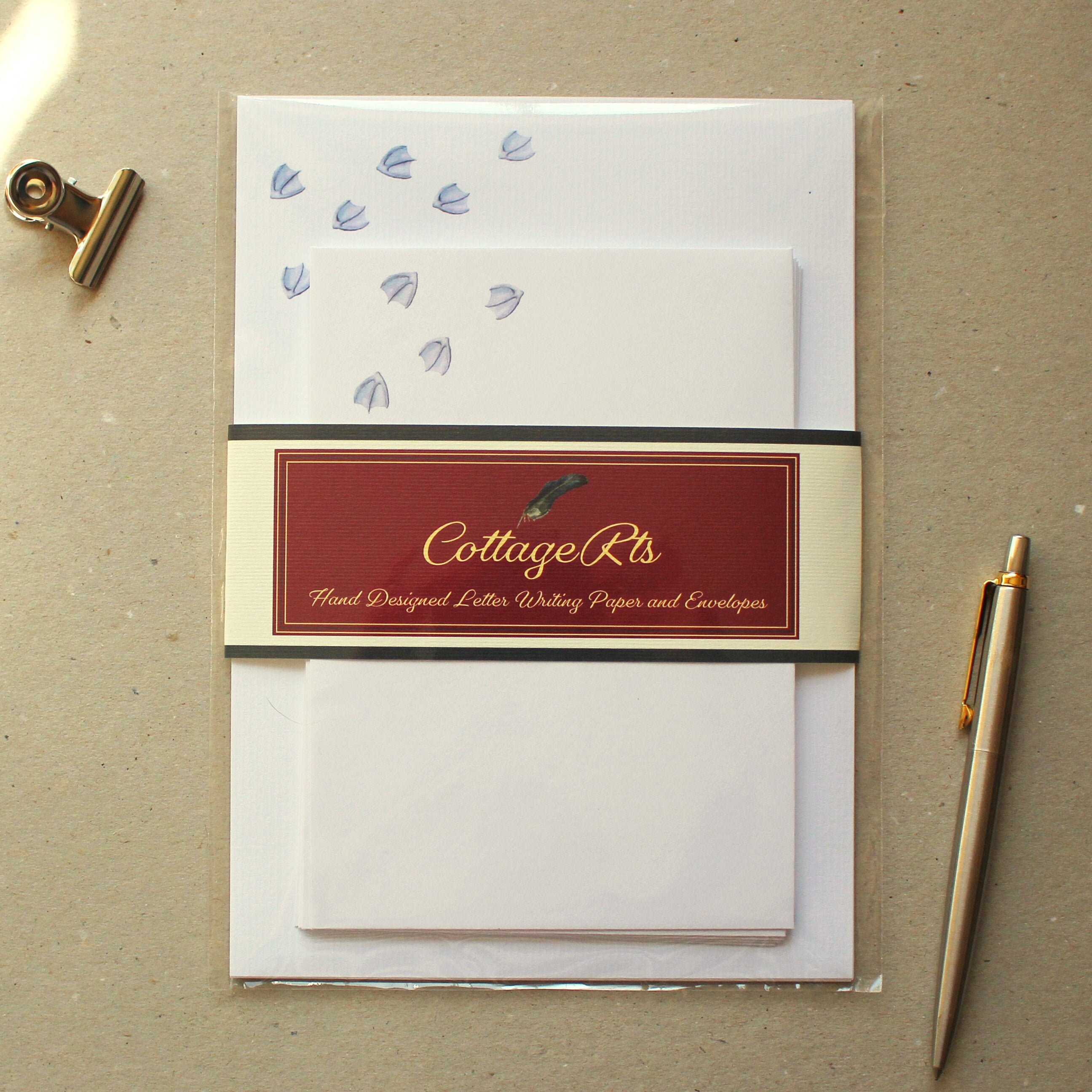 Goose Envelope Goose Letter Writing Paper - Stationery Set - Sheets and Envelopes ...