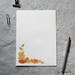 Autumn Leaves Letter Writing Paper - Fall Writing Set - Thanksgiving ...