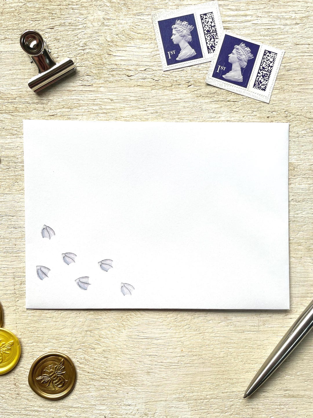 Goose Envelope Pack of 10 Goose Feet Envelopes | Decorative Envelopes for Letter ...