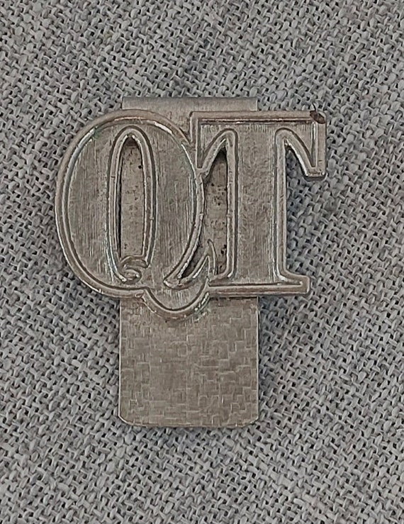 Vintage QT Metal Money Clip