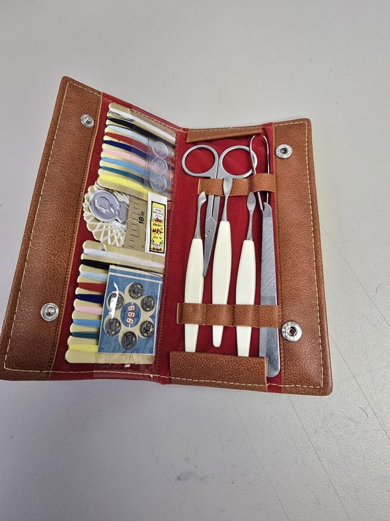 Vintage Sewing and Manicure Kit