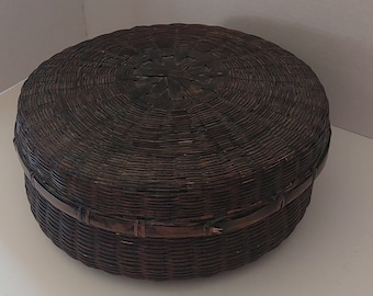 Antique Chinese Sewing Basket