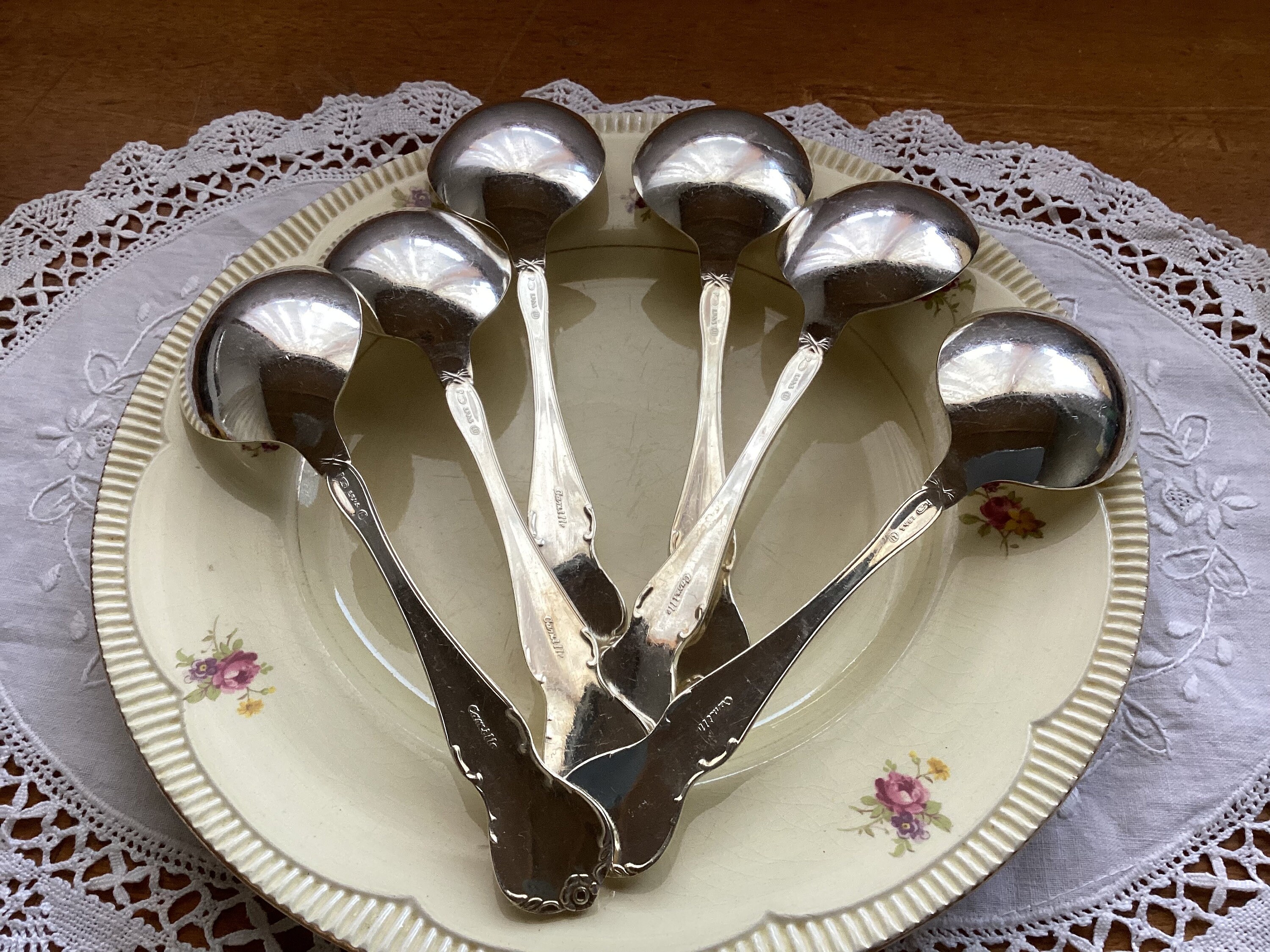 Vintage Rodd Camille Silver Spoons EPNS Cutlery 00696 Etsy Australia