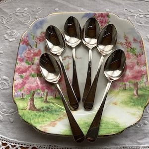 Vintage EPNS Teaspoons - Small Size - Set of Six - #00709