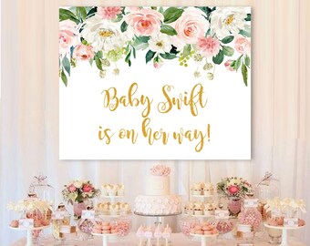 Girl Baby Shower Backdrop Etsy