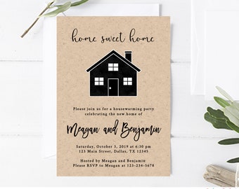 New home invitation | Etsy